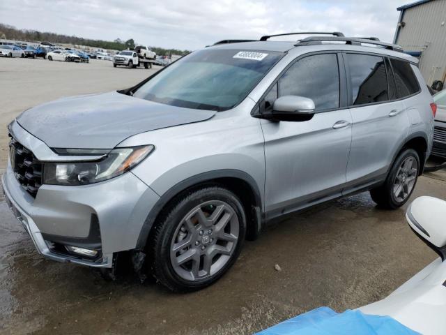 5FNYF7H5XNB002101 - 2022 HONDA PASSPORT EXL GRAY photo 1