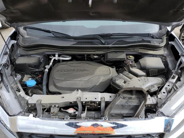 5FNYF7H5XNB002101 - 2022 HONDA PASSPORT EXL GRAY photo 12