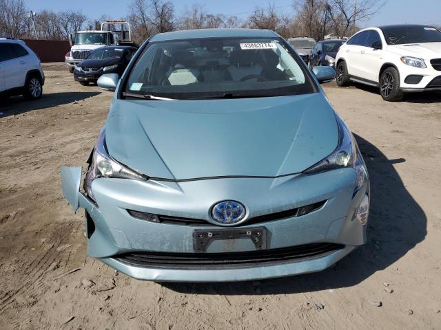 JTDKARFU2H3053233 - 2017 TOYOTA PRIUS GREEN photo 5