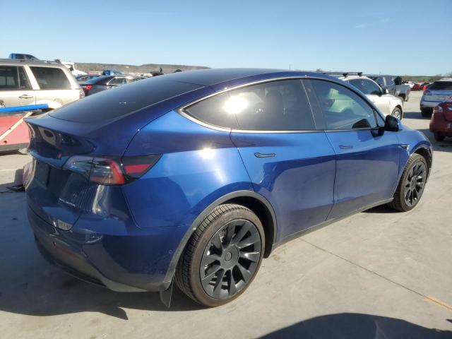 7SAYGDEE5NF431892 - 2022 TESLA MODEL Y BLUE photo 3