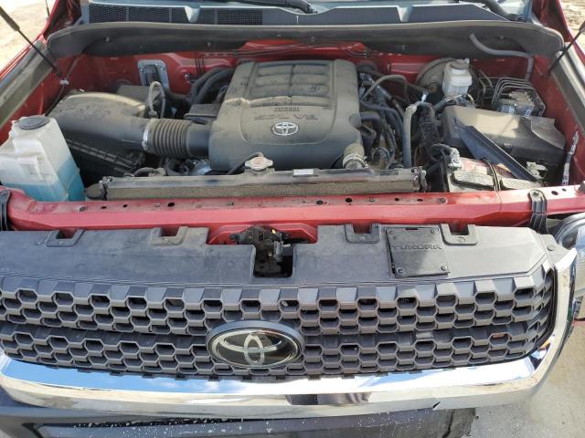 5TFRY5F11KX255134 - 2019 TOYOTA TUNDRA DOUBLE CAB SR/SR5 RED photo 11