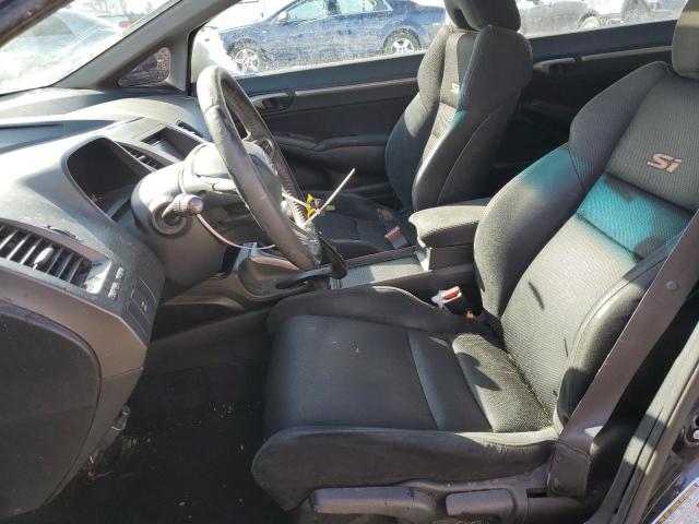 2HGFA55549H702115 - 2009 HONDA CIVIC SI BLACK photo 7