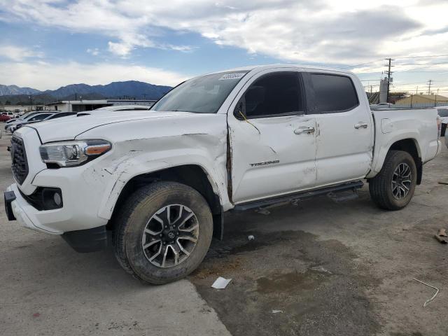 3TMCZ5AN3MM384546 - 2021 TOYOTA TACOMA DOUBLE CAB WHITE photo 1