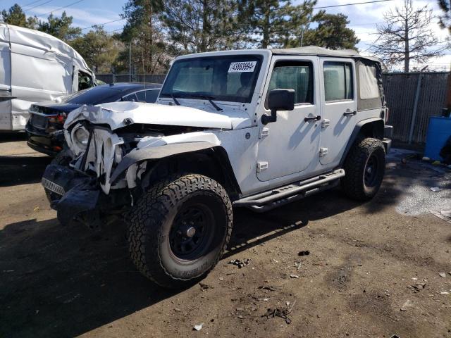 1C4BJWDG1FL603286 - 2015 JEEP WRANGLER U SPORT WHITE photo 1