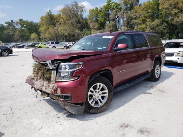 1GNSKHKC7GR337352 - 2016 CHEVROLET SUBURBAN K1500 LT RED photo 1