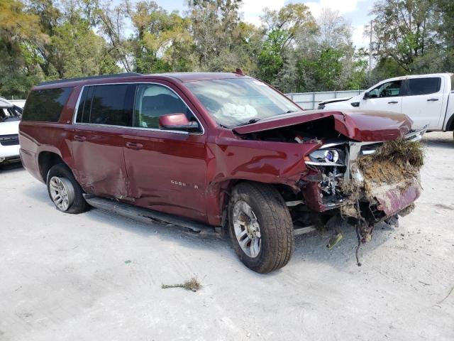 1GNSKHKC7GR337352 - 2016 CHEVROLET SUBURBAN K1500 LT RED photo 4