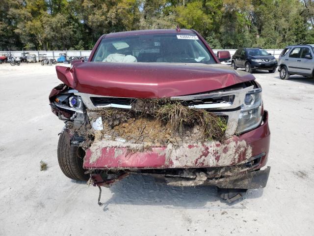 1GNSKHKC7GR337352 - 2016 CHEVROLET SUBURBAN K1500 LT RED photo 5