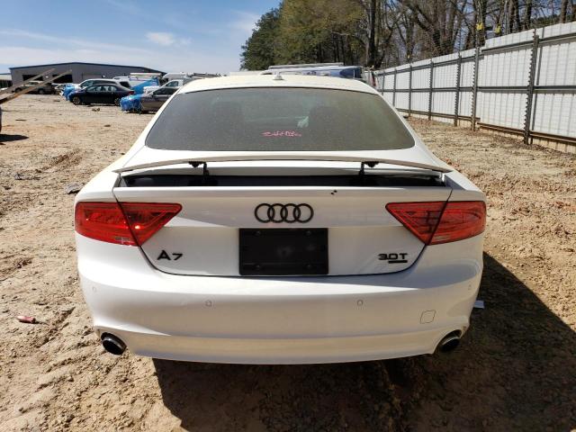 WAUSGAFC7CN030130 - 2012 AUDI A7 PRESTIGE WHITE photo 6