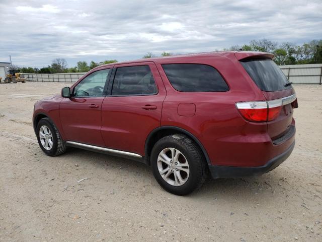 1C4RDHAG4DC672024 - 2013 DODGE DURANGO SXT RED photo 2