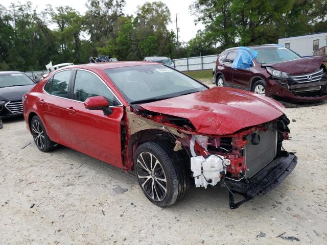 4T1B21HK3KU013363 - 2019 TOYOTA CAMRY HYBRID RED photo 4