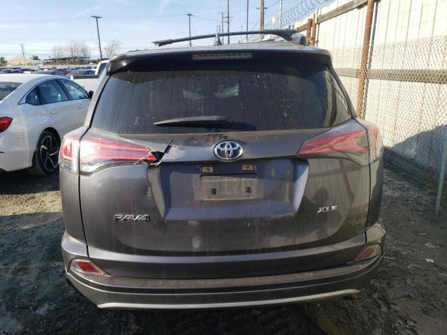 JTMWFREV0HJ101787 - 2017 TOYOTA RAV4 XLE GRAY photo 6