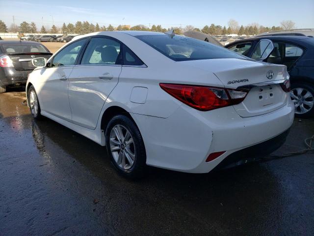 5NPEB4AC0EH896570 - 2014 HYUNDAI SONATA GLS WHITE photo 2