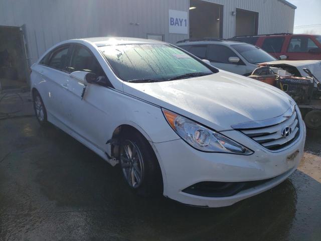 5NPEB4AC0EH896570 - 2014 HYUNDAI SONATA GLS WHITE photo 4