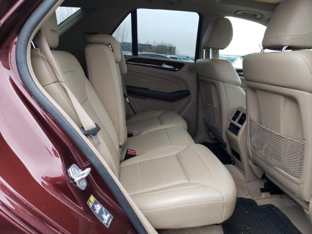 4JGDA5HB8EA269927 - 2014 MERCEDES-BENZ ML 350 4MATIC MAROON photo 10