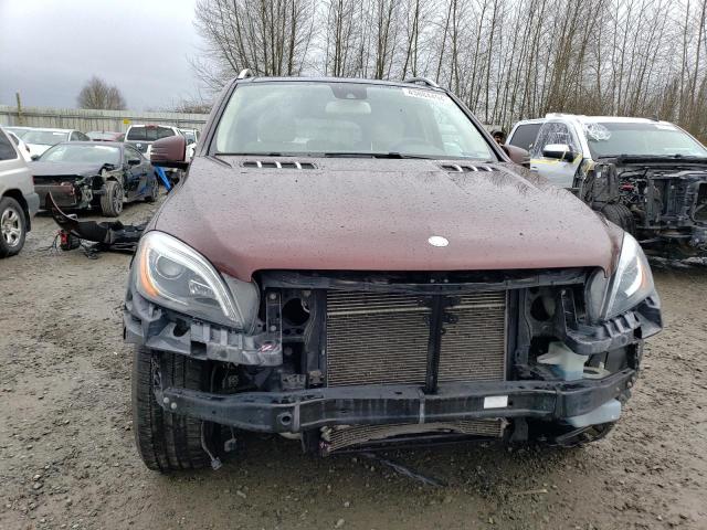 4JGDA5HB8EA269927 - 2014 MERCEDES-BENZ ML 350 4MATIC MAROON photo 5