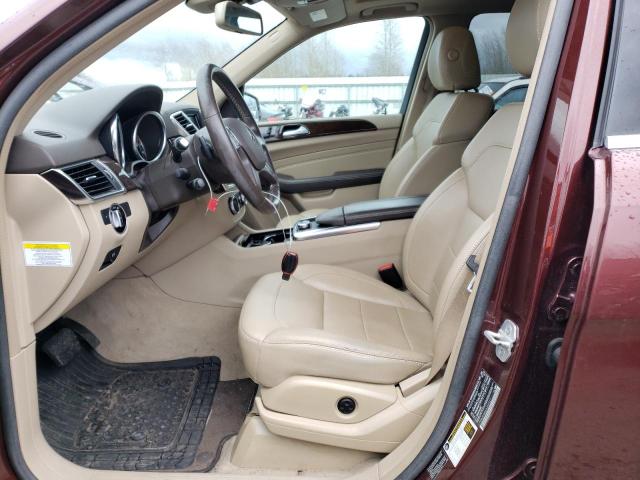 4JGDA5HB8EA269927 - 2014 MERCEDES-BENZ ML 350 4MATIC MAROON photo 7