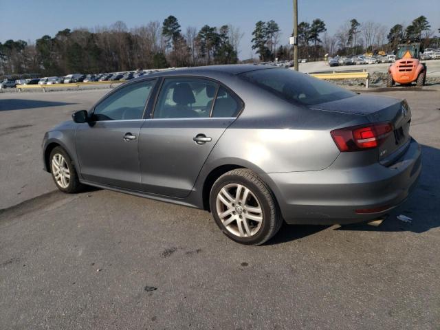 3VW2B7AJ9HM379492 - 2017 VOLKSWAGEN JETTA S GRAY photo 2