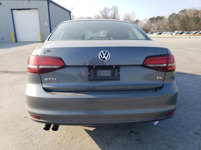 3VW2B7AJ9HM379492 - 2017 VOLKSWAGEN JETTA S GRAY photo 6