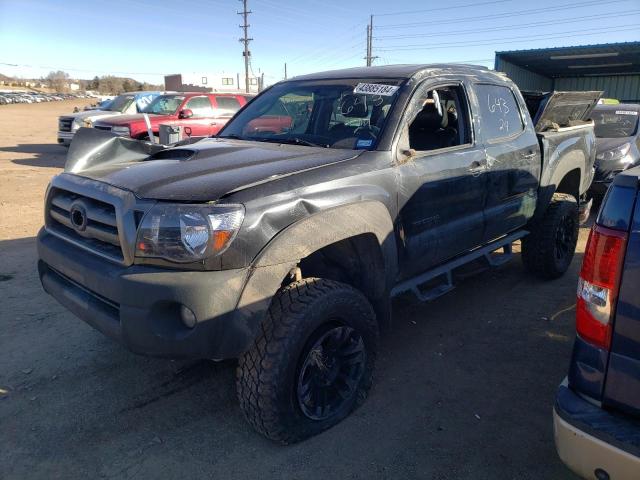 5TELU42N28Z536459 - 2008 TOYOTA TACOMA DOUBLE CAB BLACK photo 1