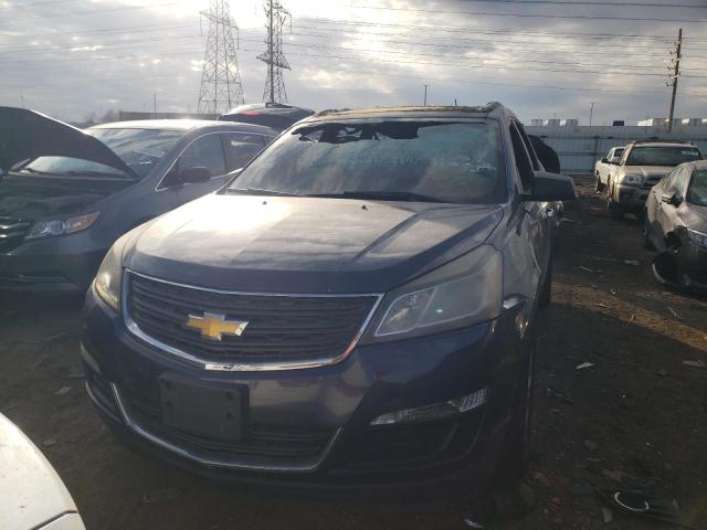 1GNKRFED8DJ184771 - 2013 CHEVROLET TRAVERSE LS BLUE photo 5