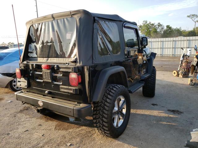 1J4FA49S75P326616 - 2005 JEEP WRANGLER / SPORT BLACK photo 3