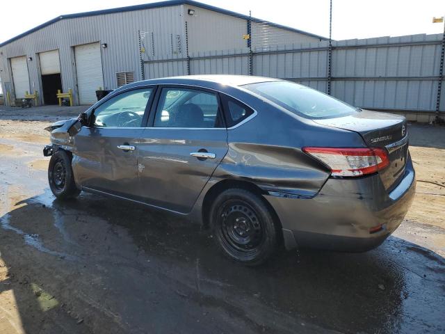 3N1AB7APXFY322245 - 2015 NISSAN SENTRA S GRAY photo 2