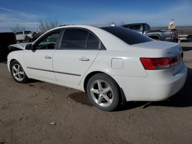 5NPEU46F28H316852 - 2008 HYUNDAI SONATA SE WHITE photo 2