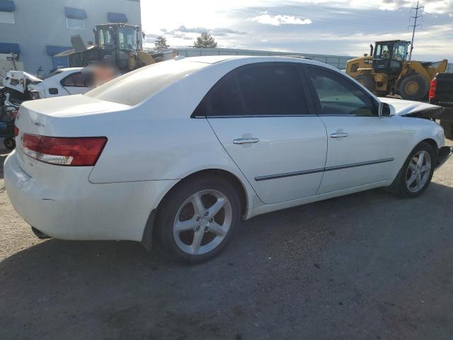 5NPEU46F28H316852 - 2008 HYUNDAI SONATA SE WHITE photo 3