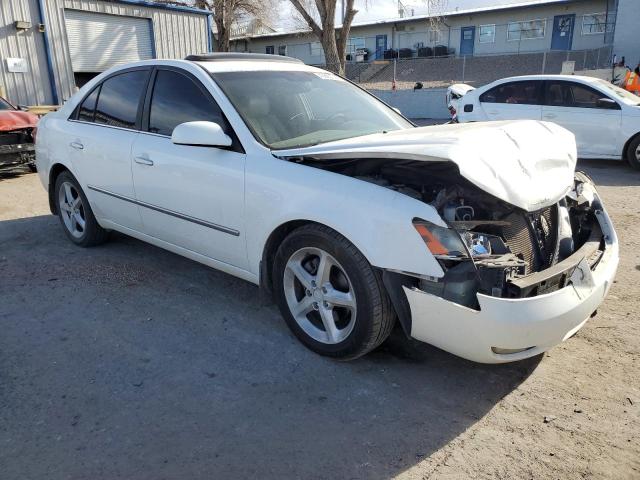 5NPEU46F28H316852 - 2008 HYUNDAI SONATA SE WHITE photo 4