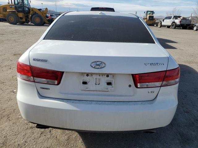 5NPEU46F28H316852 - 2008 HYUNDAI SONATA SE WHITE photo 6