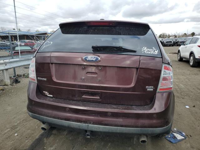 2FMDK4JC7ABA29499 - 2010 FORD EDGE SEL MAROON photo 6