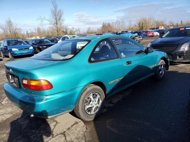 1HGEJ2249PL009417 - 1993 HONDA CIVIC DX TURQUOISE photo 3