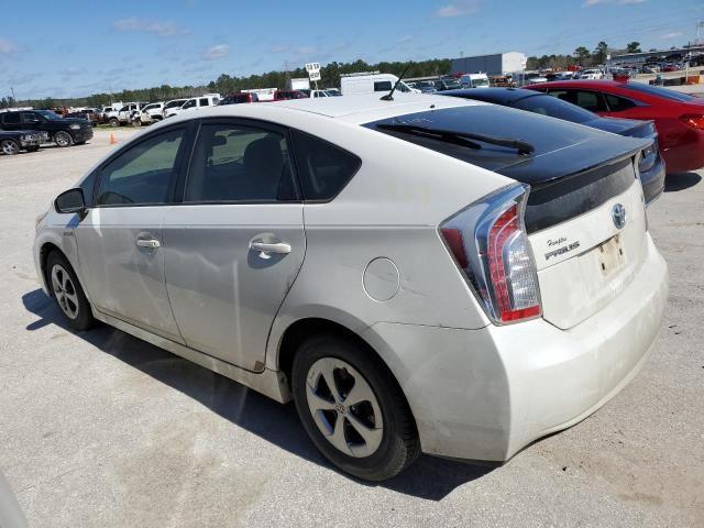 JTDKN3DU0C5506895 - 2012 TOYOTA PRIUS WHITE photo 2