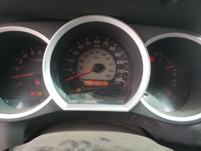 5TEUU42N27Z442794 - 2007 TOYOTA TACOMA ACCESS CAB მუქწითელი ფოტო 9