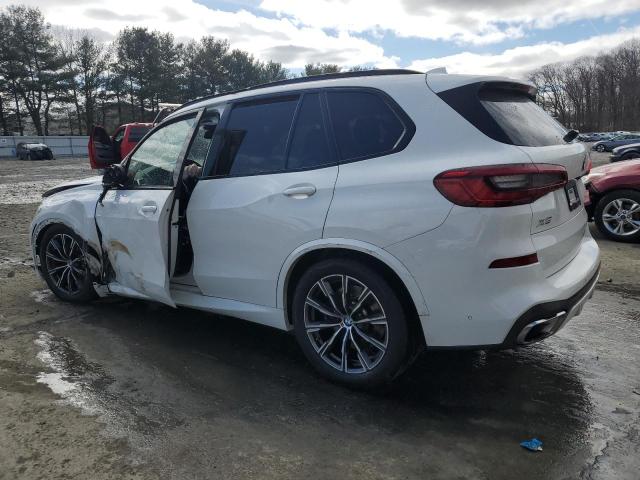 5UXCR6C55KLL63763 - 2019 BMW X5 XDRIVE40I WHITE photo 2