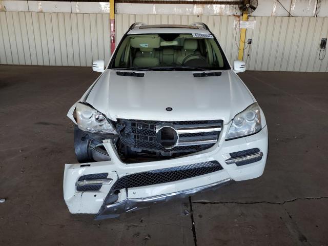 4JGBF7BE1CA772378 - 2012 MERCEDES-BENZ GL 450 4MATIC WHITE photo 5