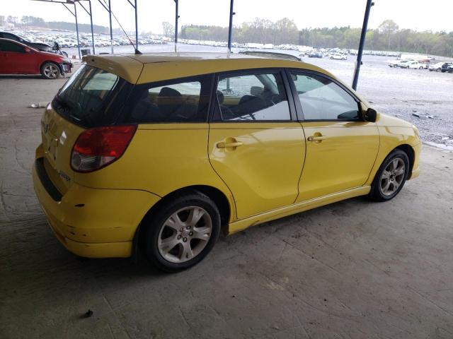 2T1KR38EX4C203554 - 2004 TOYOTA COROLLA MA XR YELLOW photo 3