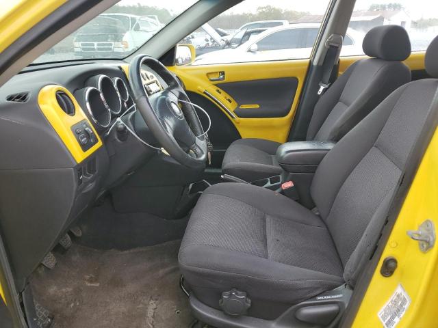 2T1KR38EX4C203554 - 2004 TOYOTA COROLLA MA XR YELLOW photo 7