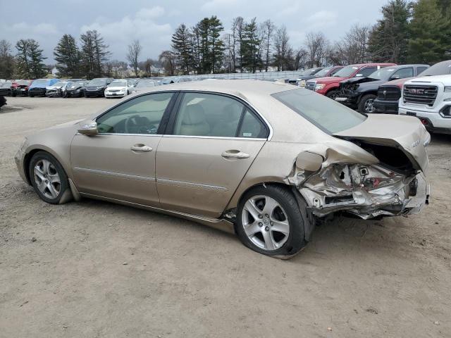 JH4KB16525C006852 - 2005 ACURA RL CREAM photo 2