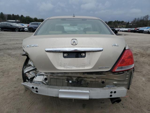 JH4KB16525C006852 - 2005 ACURA RL CREAM photo 6