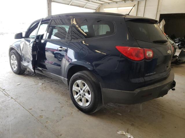 1GNER13D69S139512 - 2009 CHEVROLET TRAVERSE LS BLUE photo 2