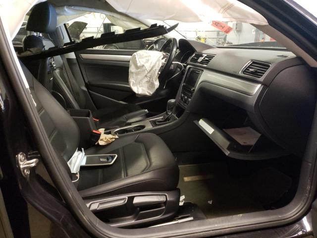 1VWLA7A31KC001281 - 2019 VOLKSWAGEN PASSAT WOLFSBURG BLACK photo 5