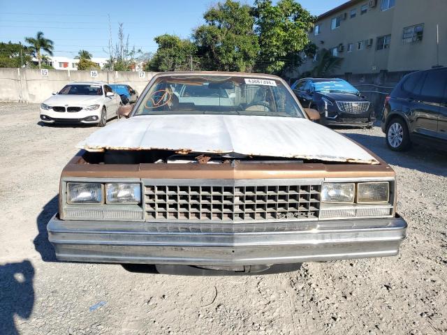 3GCCW80Z6GS902017 - 1986 CHEVROLET EL CAMINO BROWN photo 5