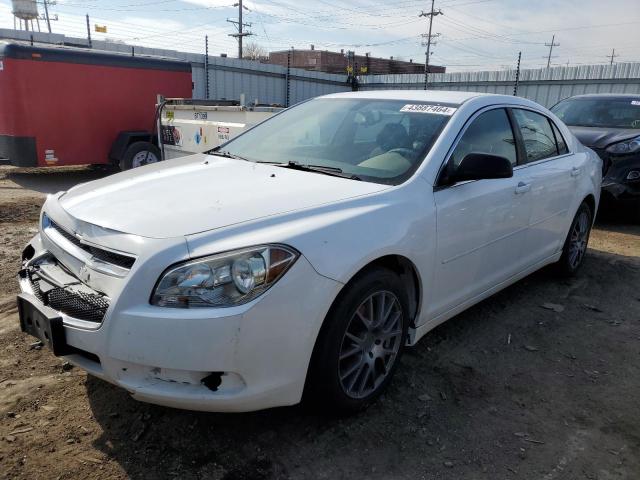 1G1ZB5EB1AF139201 - 2010 CHEVROLET MALIBU LS WHITE photo 1