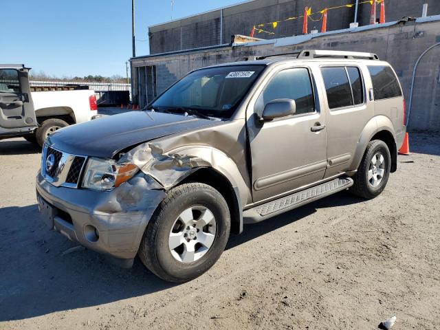 5N1AR18W36C609255 - 2006 NISSAN PATHFINDER LE BEIGE photo 1