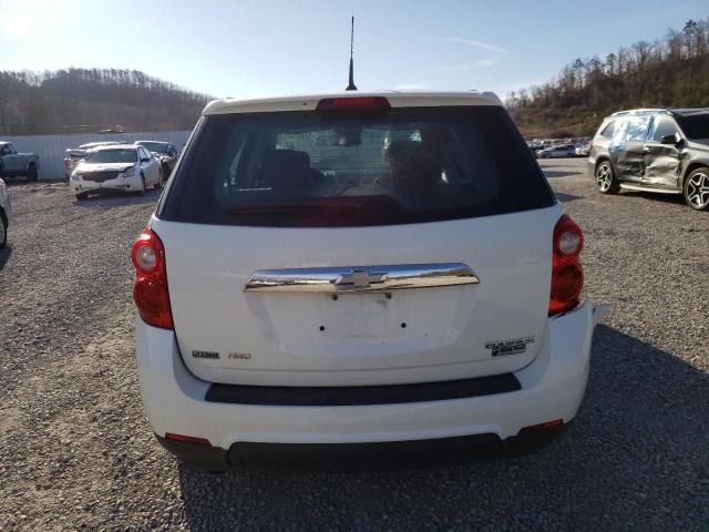 2GNFLCEK6C6148315 - 2012 CHEVROLET EQUINOX LS WHITE photo 6