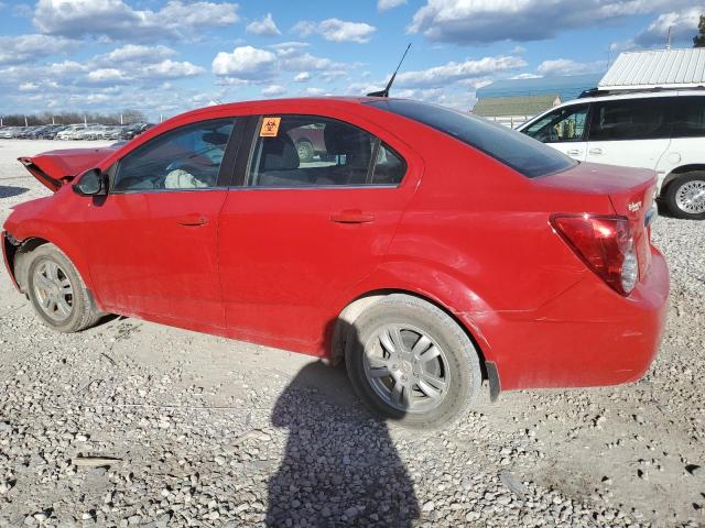 1G1JC5SBXC4218301 - 2012 CHEVROLET SONIC LT RED photo 2