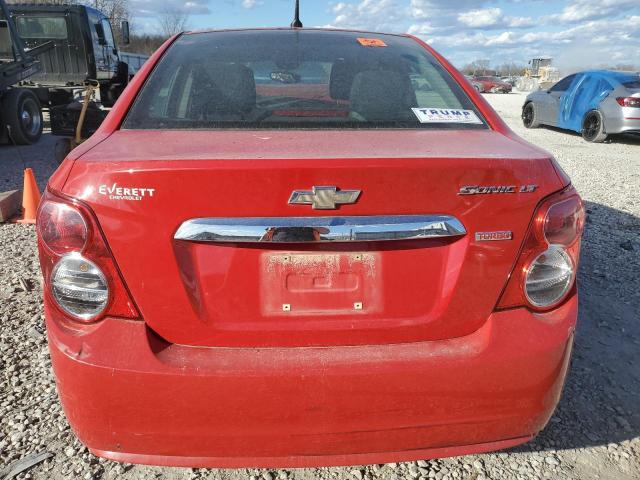 1G1JC5SBXC4218301 - 2012 CHEVROLET SONIC LT RED photo 6