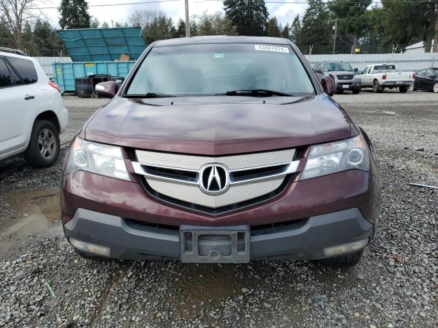 2HNYD28337H542596 - 2007 ACURA MDX TECHNOLOGY BURGUNDY photo 5