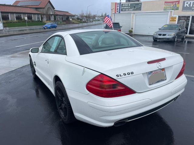 WDBSK75F46F112829 - 2006 MERCEDES-BENZ SL 500 WHITE photo 3